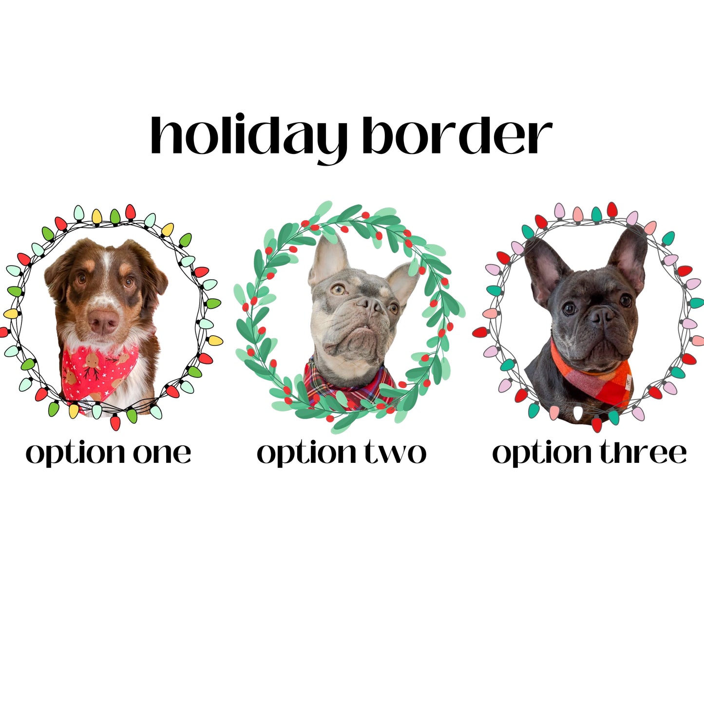 Custom Ceramic Pet Holiday Ornament