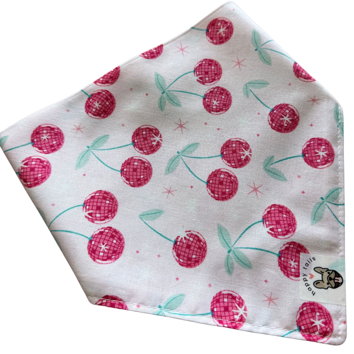Pink Disco Cherry Bandana