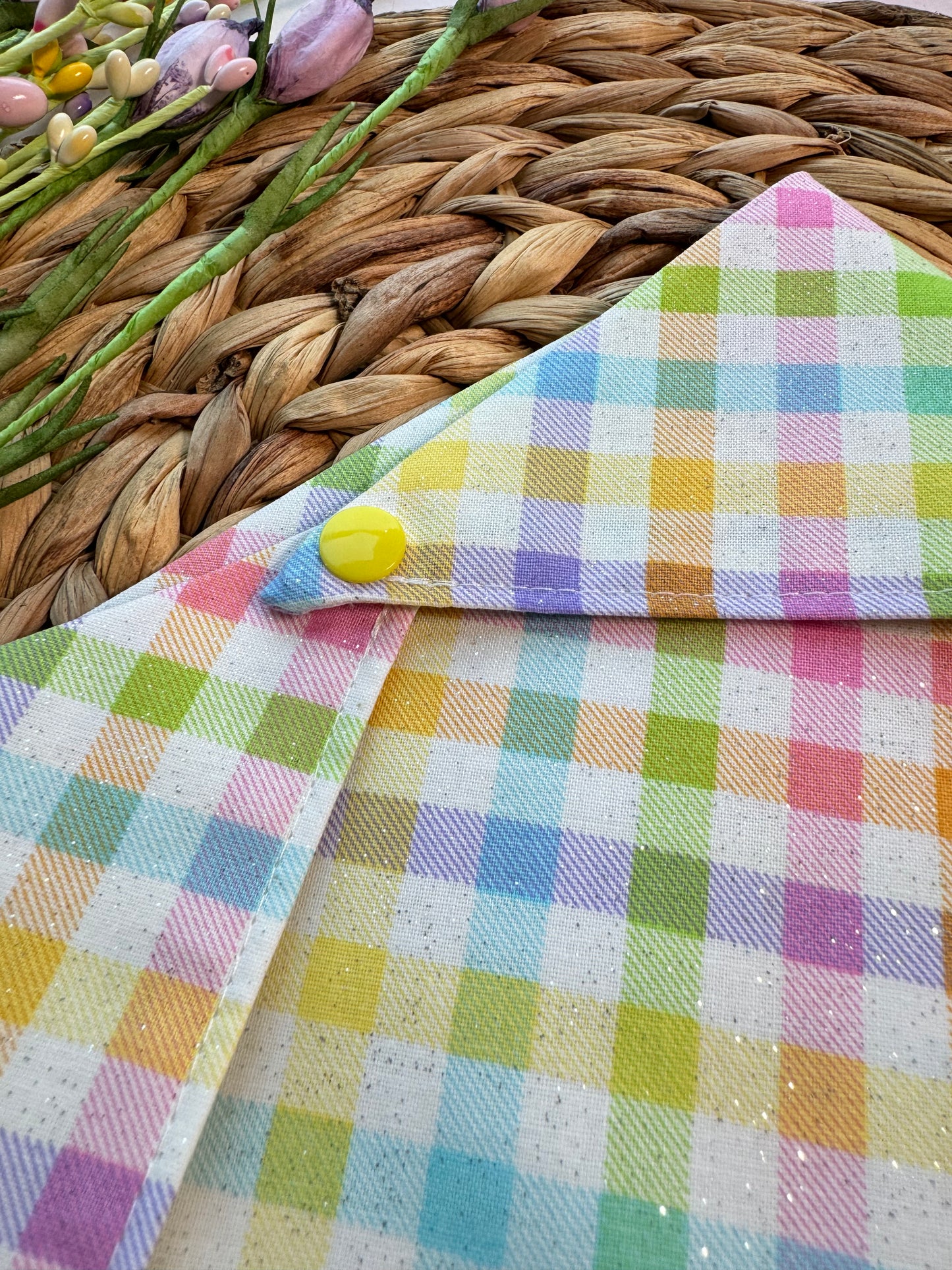 Spring Plaid Bandana