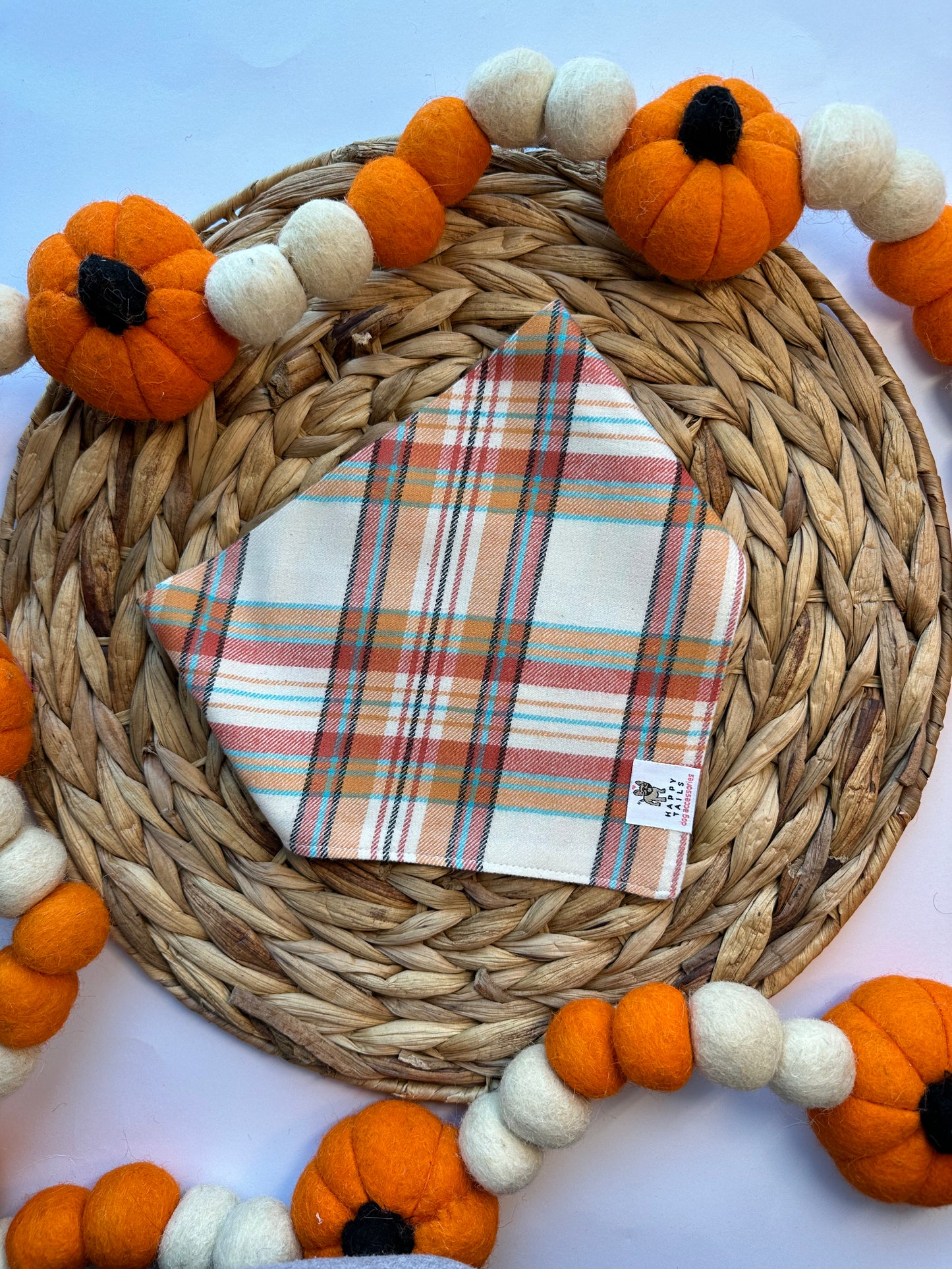 Fall Flannel Plaid Bandana