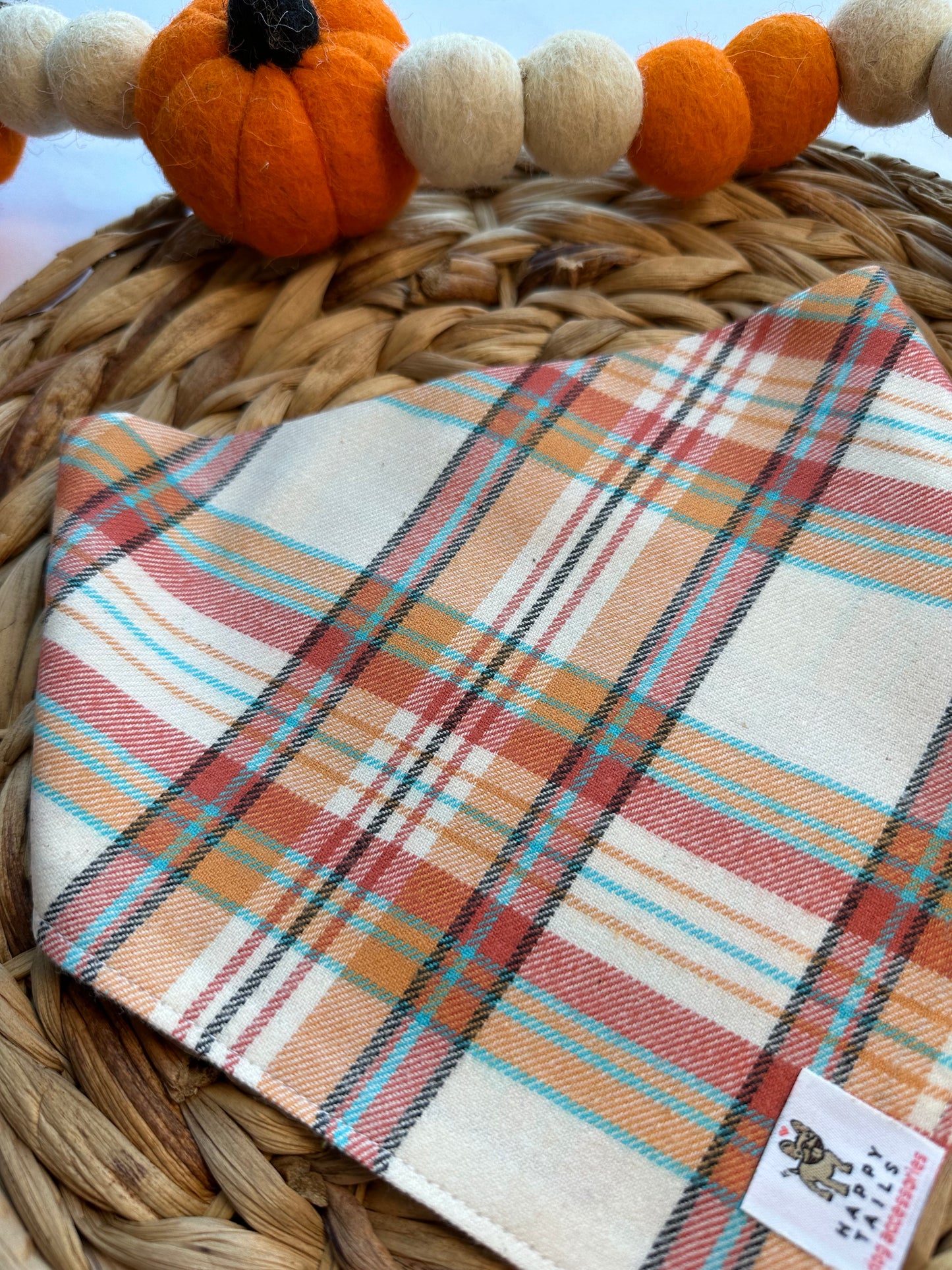 Fall Flannel Plaid Bandana
