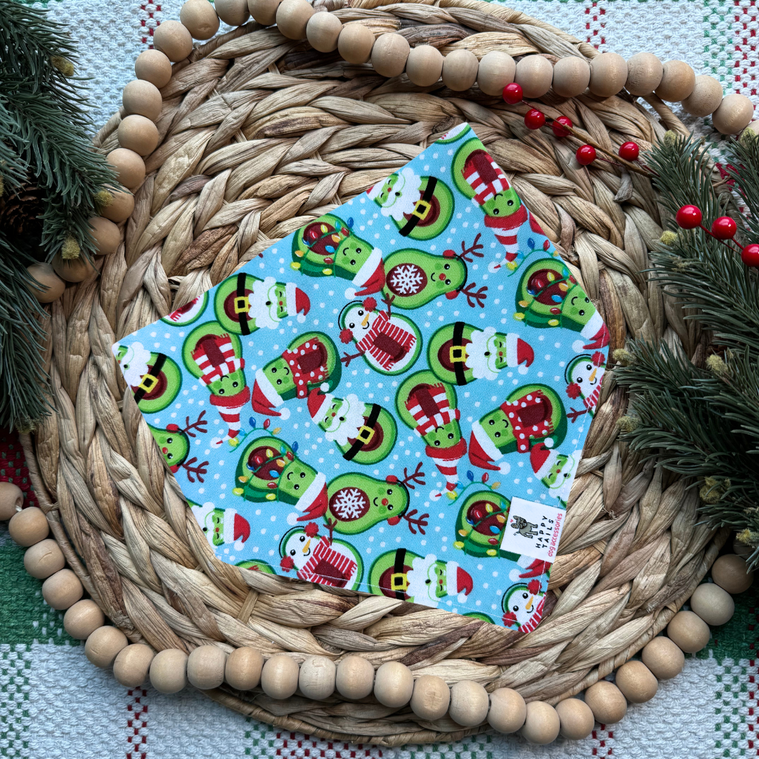 Winterland Holiday Avocado Bandana