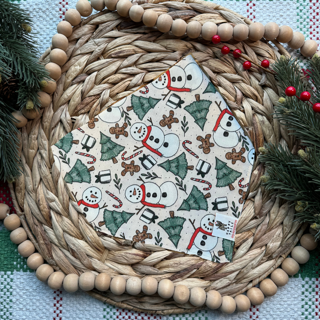 Classic Snowman Dog Bandana