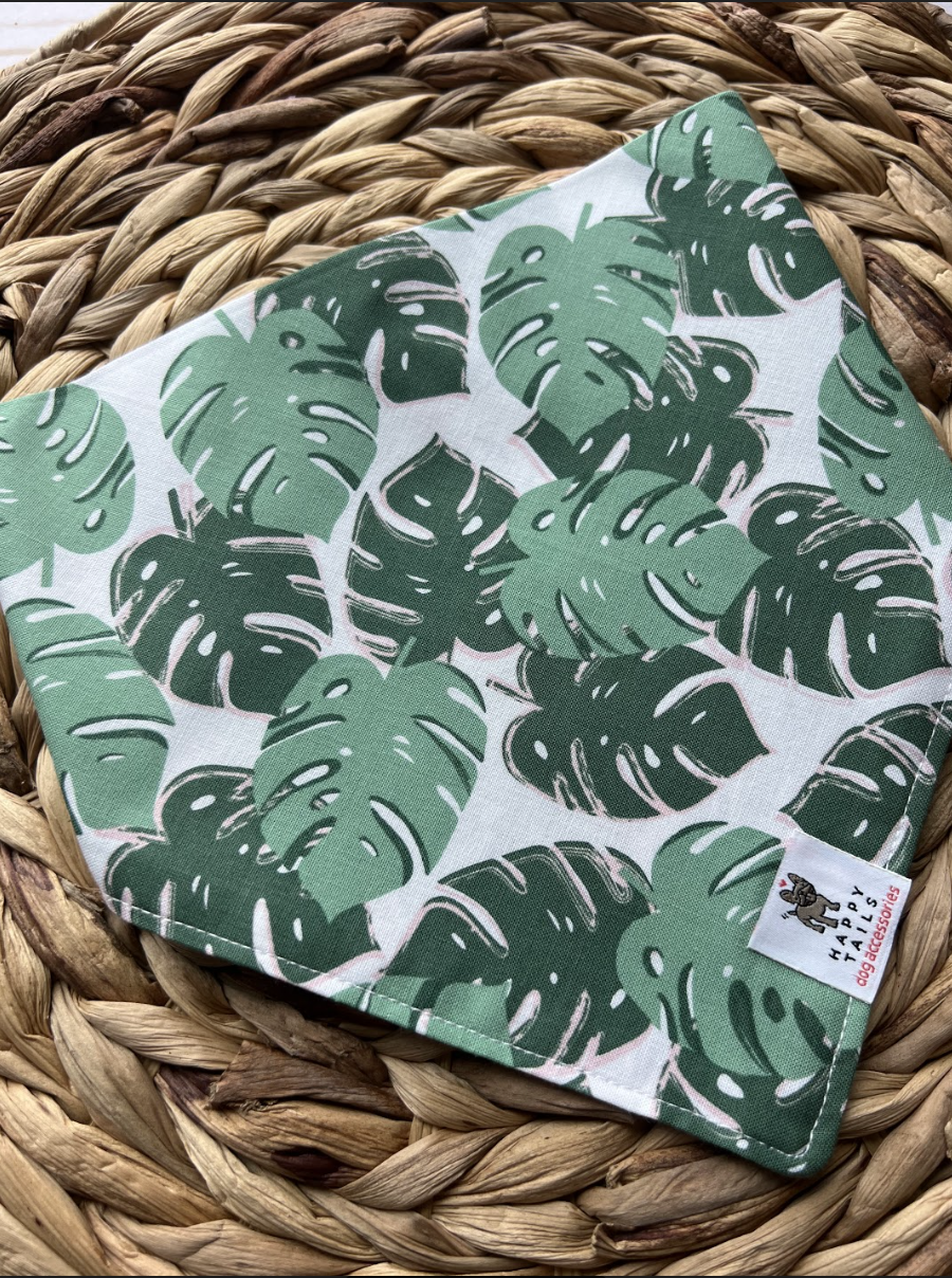Monstera Leaves Bandana