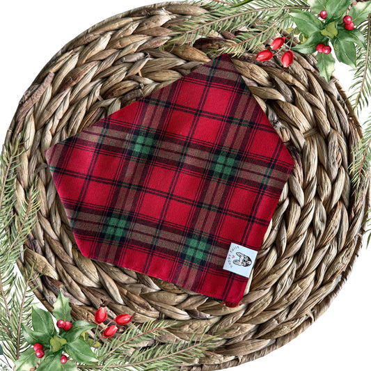 Holiday Plaid Bandana