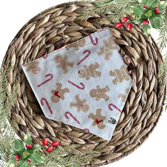 Gingerbread Candyland Bandana *REVERSIBLE*