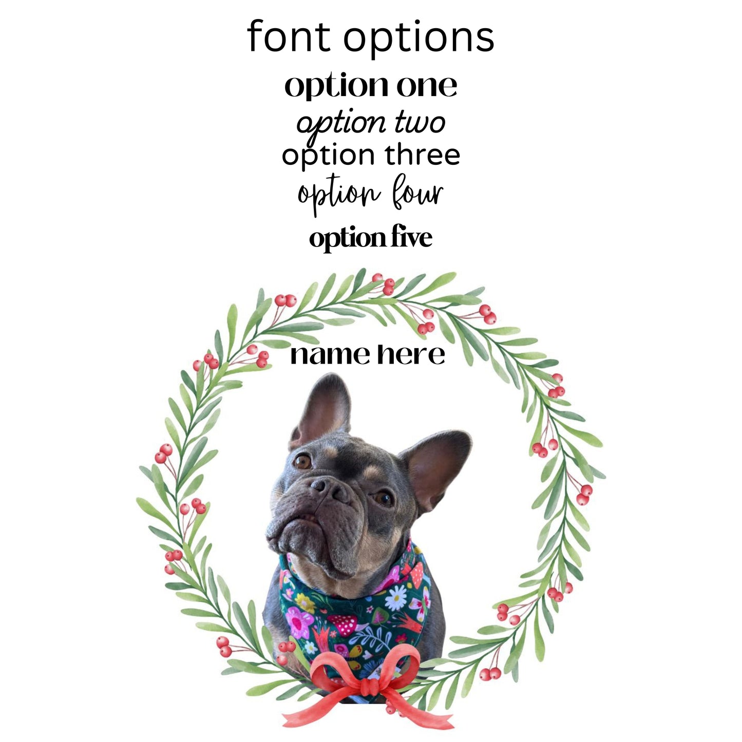 Custom Ceramic Pet Holiday Ornament (CIRCLE)