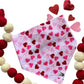 Pink Conversation Hearts Bandana