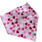 Pink Conversation Hearts Bandana