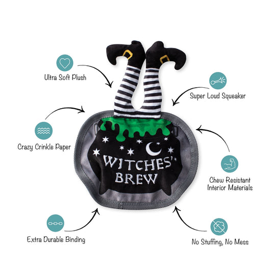Witches Brew Dog Toy