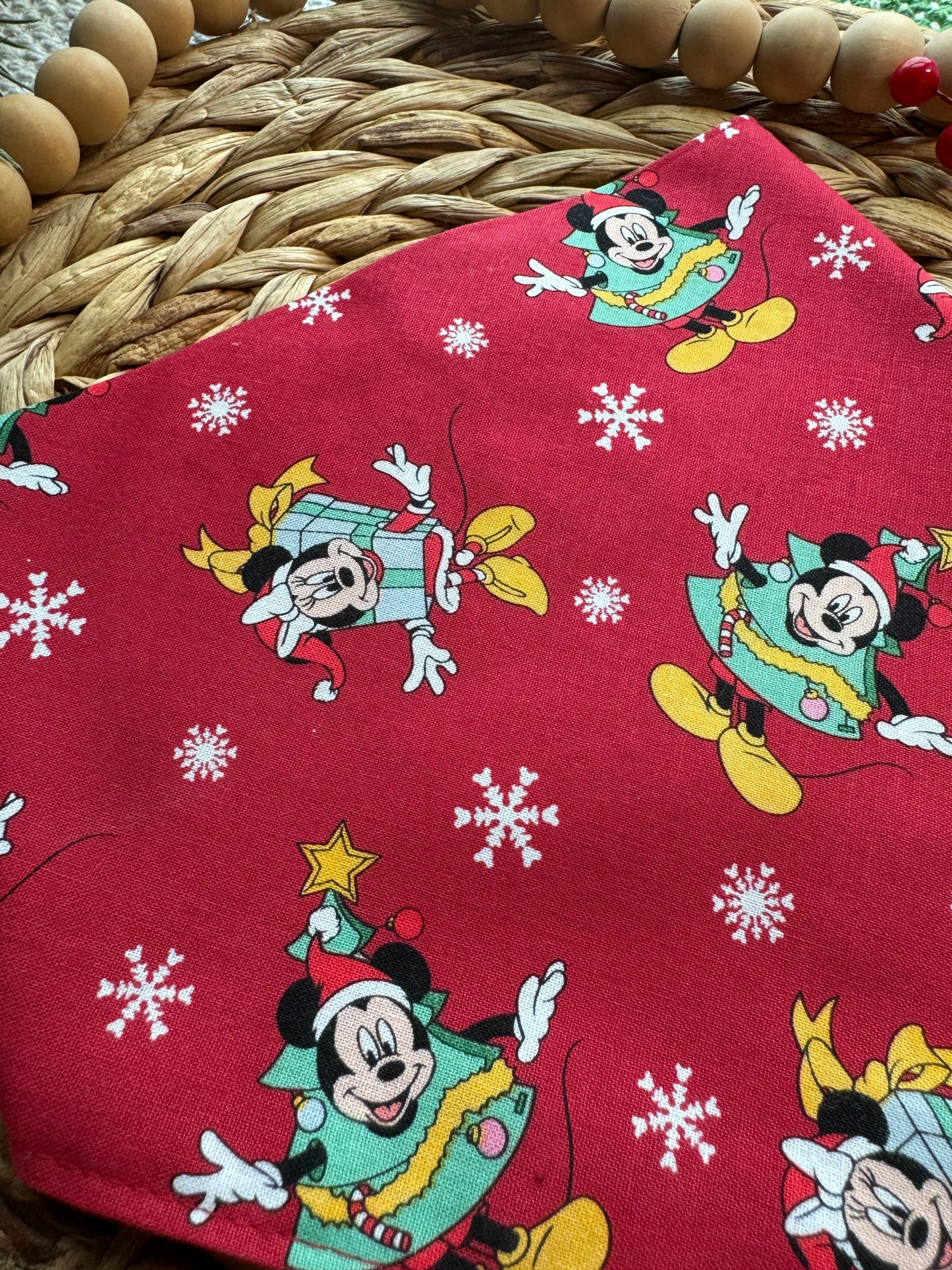 Vintage Mickey Christmas Bandana