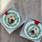 Custom Ceramic Pet Holiday Ornament (CIRCLE)