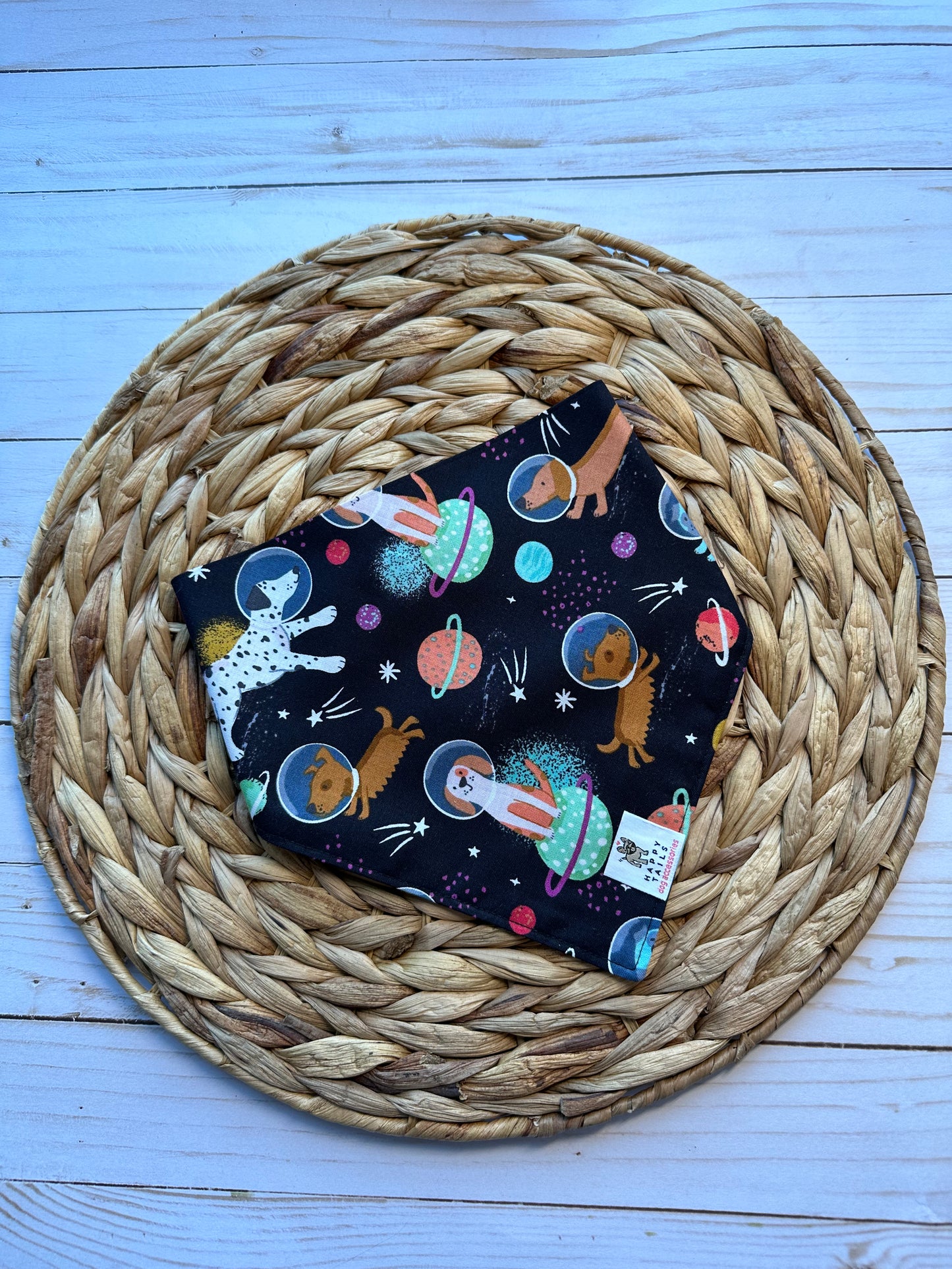 Dog Astronaut Dog Bandana