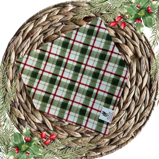 Forrest Green Plaid Bandana
