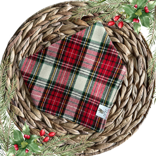 Holiday Flannel Dog Bandana
