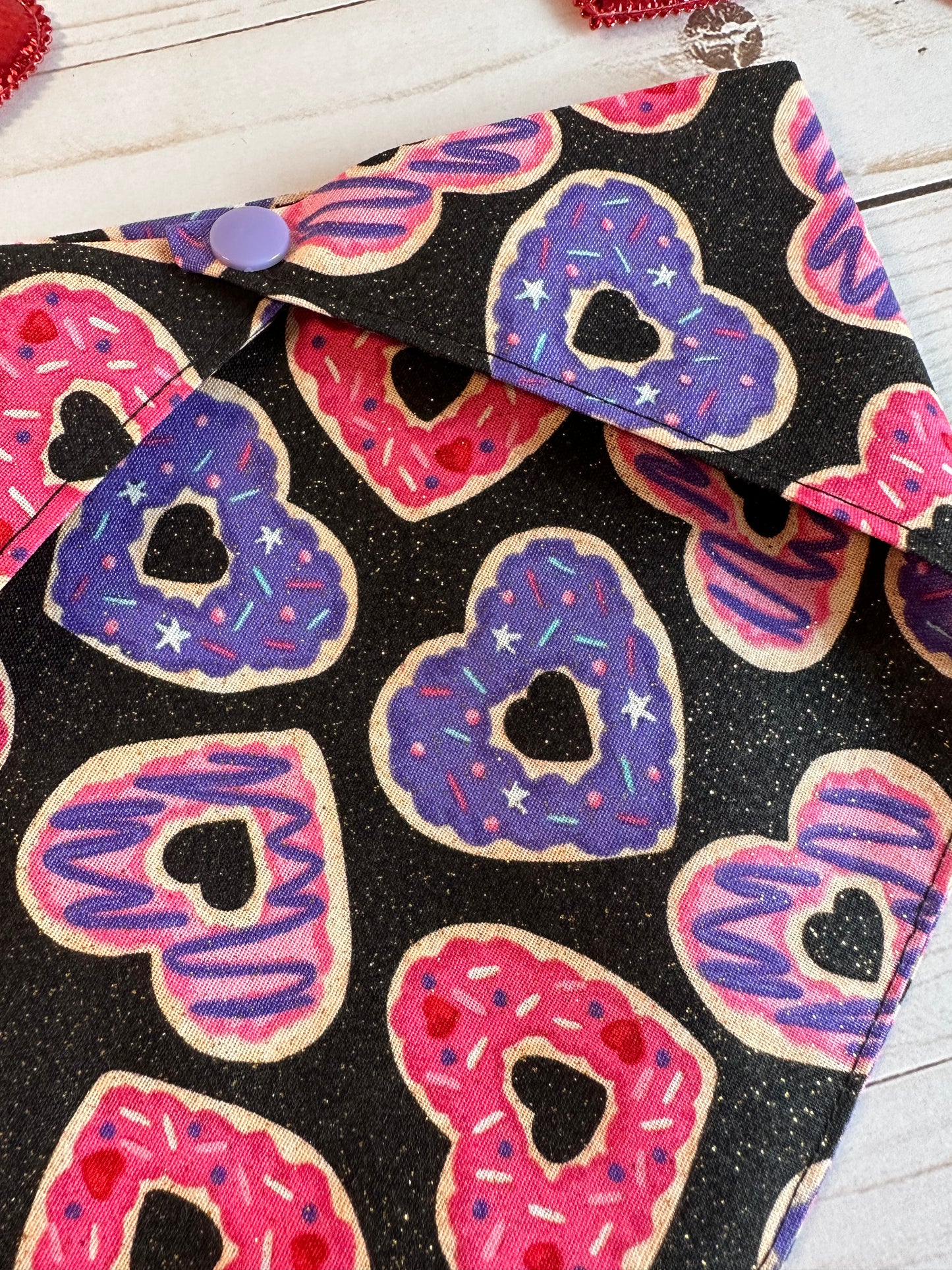Heart Shaped Donuts Bandana