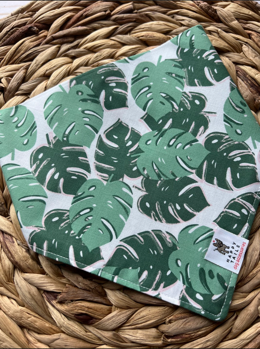 Monstera Leaves Bandana