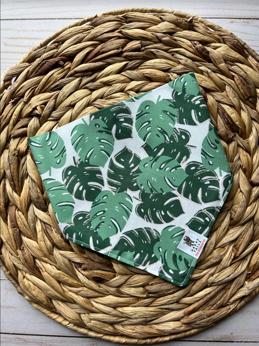 Monstera Leaves Bandana