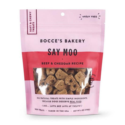 Bocce's Bakery Say MOOOO 6oz Soft & Chewy Dog Treats